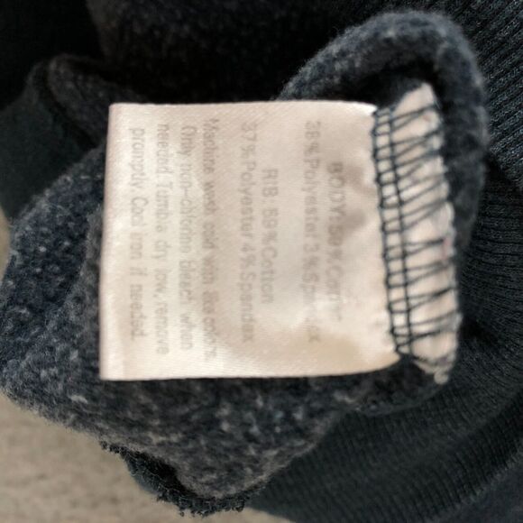 Eddie Bauer Hoodie Mens 2XLarge Blue Preppy Normcore Full Zip Sweatshirt - Picture 3 of 6